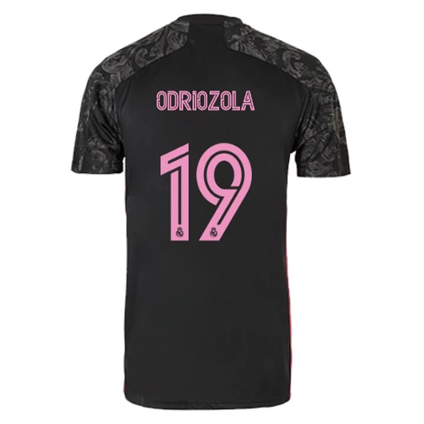 Camiseta Real Madrid 3ª Kit NO.19 Odriozola 2020 2021 Negro